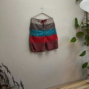 RPZN Striped Swim Trunks